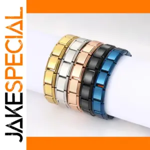 Italian Charm Bracelet Stainless Steel 18 Modules