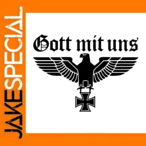 Custom Car Decal for Gott Mit Uneagle 16cm