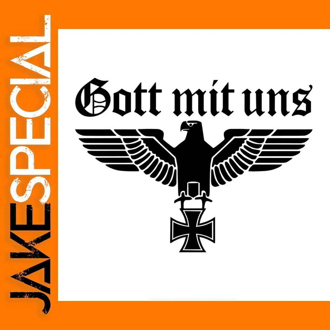 Custom Car Decal for Gott Mit Uneagle 16cm 1 Custom Car Decal for Gott Mit Uneagle 16cm