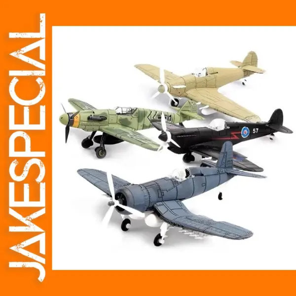 1/64 WWII Fighter Model DIY Plastic Kit