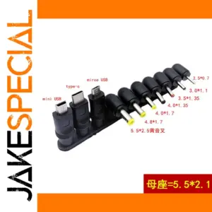 10-in-1 AC/DC Adapter Plug Converter Kit