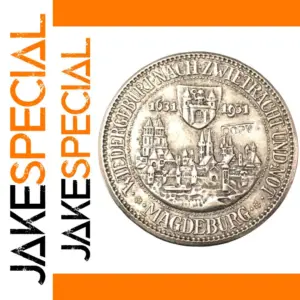 1931 Germany 3 Reichsmark Antique Coin