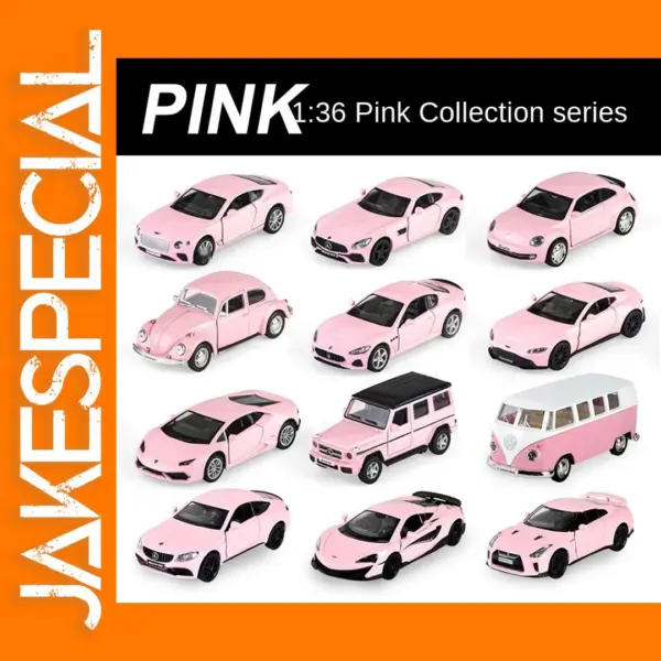 1/36 Pink Benz Bentley BMW Diecast Model Car