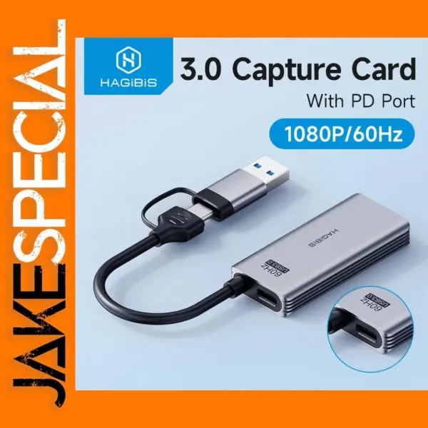 Hagibis USB 3.0 Video Capture Card 1080P 60Hz