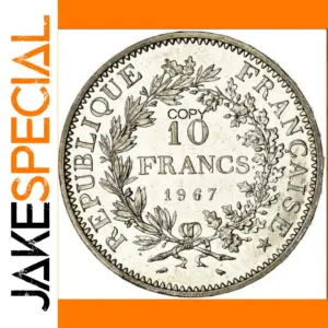1967 France 10 Francs Commemorative Replica Coin