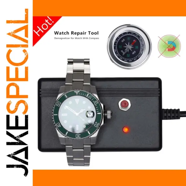 Watch Demagnetizer with Compass for Watch Repair