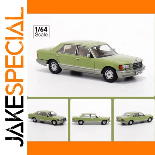 Diecast 1:64 560SEL W126 Alloy Car Model