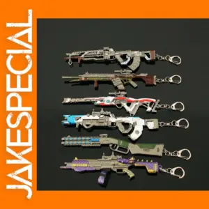 16cm All-Metal Gun Keychain Model Pendant