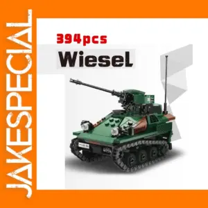 MOC Brick Set Military Vehicle Model Wiesel