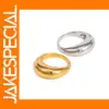 Minimalist Gold Color Stainless Steel Ring