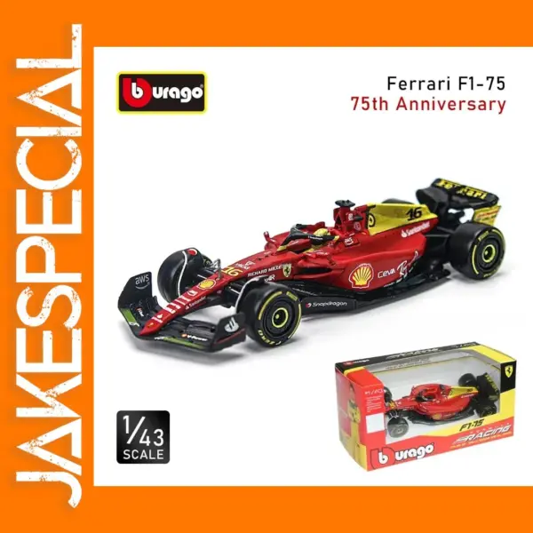 Bburago 1:43 Ferrari F1-75 Diecast Model