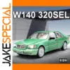 1:24 W140 320SEL Diecast Car Model with Sound