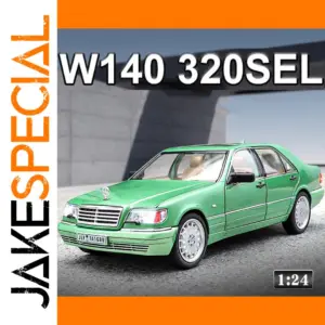 1:24 W140 320SEL Diecast Car Model with Sound