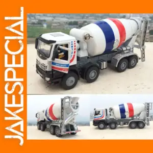 1:50 Scale Alloy Cement Mixer Truck Model