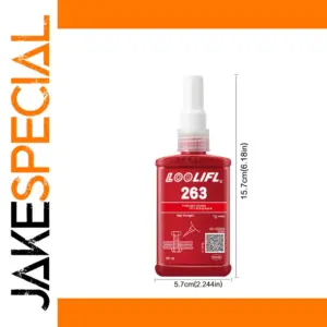 LOOLIFL 263 Red High Strength Threadlocker