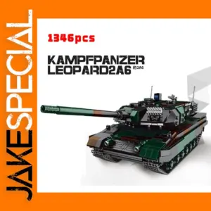 Kampfpanzer Leopard 2A6 MOC Brick Set 1346 Pieces