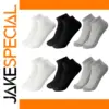 6 Pairs Men's Breathable Ankle Socks