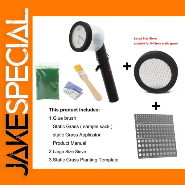 Static Grass Applicator for Miniature Scenery