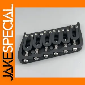 Multi-Scale Guitar Bridge with 6 Strings