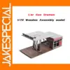 1/72 Wooden Gas Station Assembly Model Set