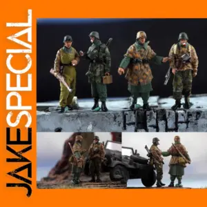 1:72 Scale Military Soldier Diorama Set of 4