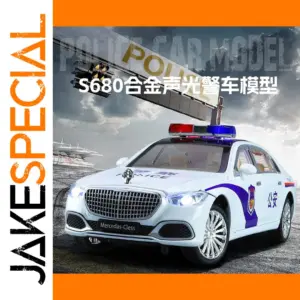 1:24 Mercedes-Benz Maybach Police Car Model