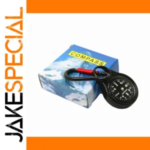 Outdoor Survival Compass with Carabiner Clip
