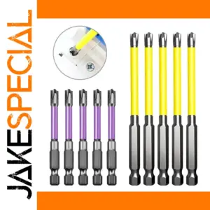 10pc Hexagonal Handle Screwdriver Set for Wood