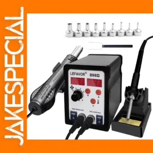 898D 2 in 1 Soldering Station Hot Air Gun