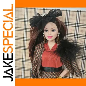 Girls' Vinyl Doll with Fashion Outfit