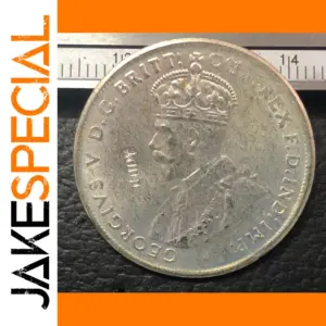 George V Silver Plated Coin Replica 1933
