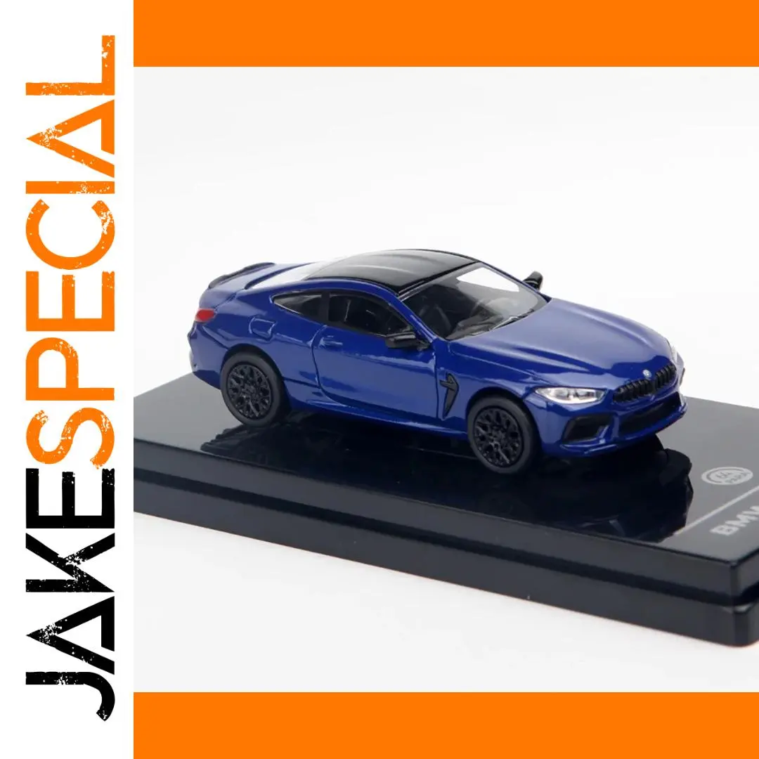 BMW M8 Coupe Die-cast Model 1:64 Scale Blue 1 BMW M8 Coupe Die-cast Model 1:64 Scale Blue