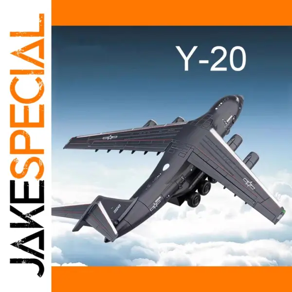 1:180 Y-20 Transport Aircraft Model with Light and Sound