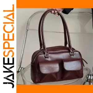 Retro Women's PU Leather Satchel Shoulder Bag