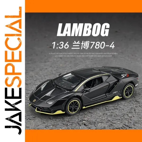Lamborghini LP780-4 Diecast Model Car Ornament