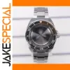 Silver 43.8mm Samurai Watch Case for Seiko