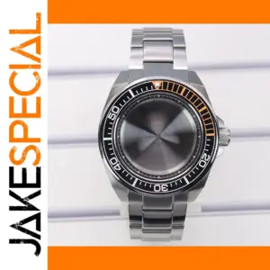 Silver 43.8mm Samurai Watch Case for Seiko