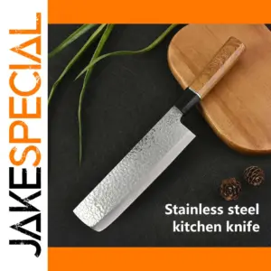 Stainless Steel Kitchen Knife with Wooden Handle