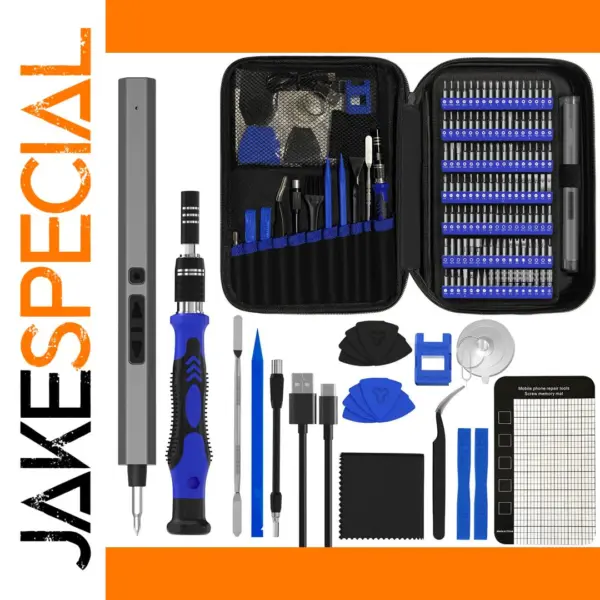 154-in-1 Precision Electric Screwdriver Set
