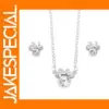 Disney Minnie Pendant Necklace and Earrings Set