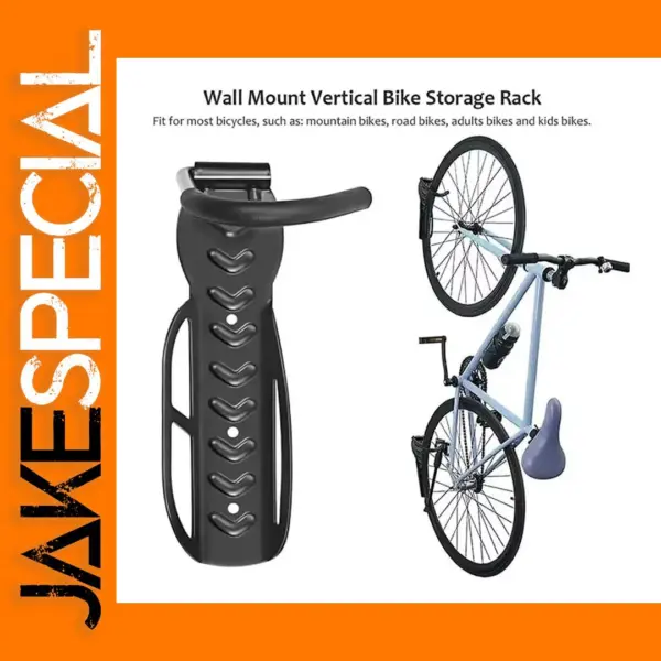 Wall-Mounted Bicycle Storage Rack for All Bikes