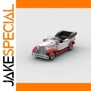 Vintage Car Building Blocks MOC Supercar 155PCS