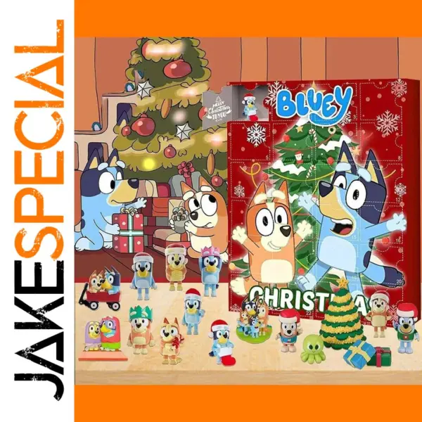 24pcs Bluey Dog Vinyl Dolls for Kids
