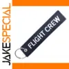 Flight Crew Embroidered Keychain for Aviation