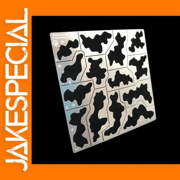 Metal Camouflage Stencil for Model Making