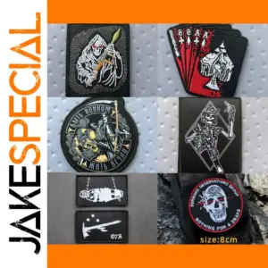 One7Six Black Canyons Skull Tactical Patch Embroidered