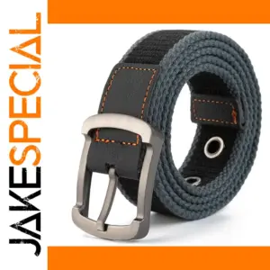 Unisex Canvas Tactical Belt for Casual Wear