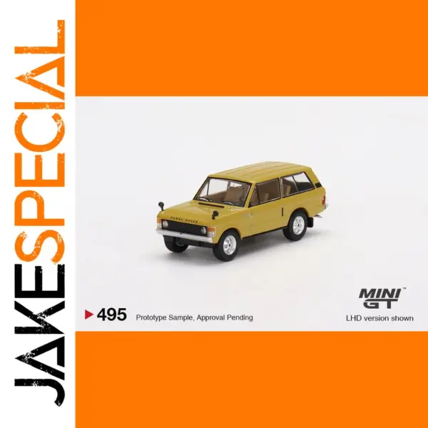 1971 Range Rover Diecast Model in Gold