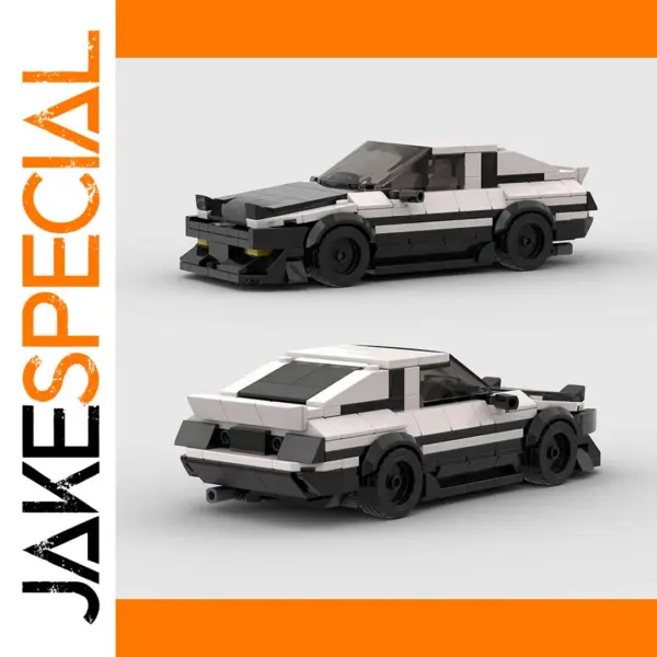 MOC AE86 GT-Apex Racing Car Building Blocks