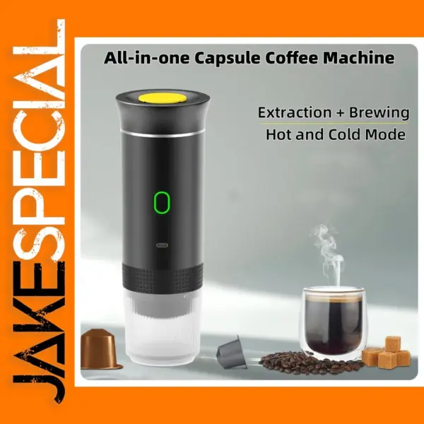 Portable 3-in-1 USB Espresso Maker